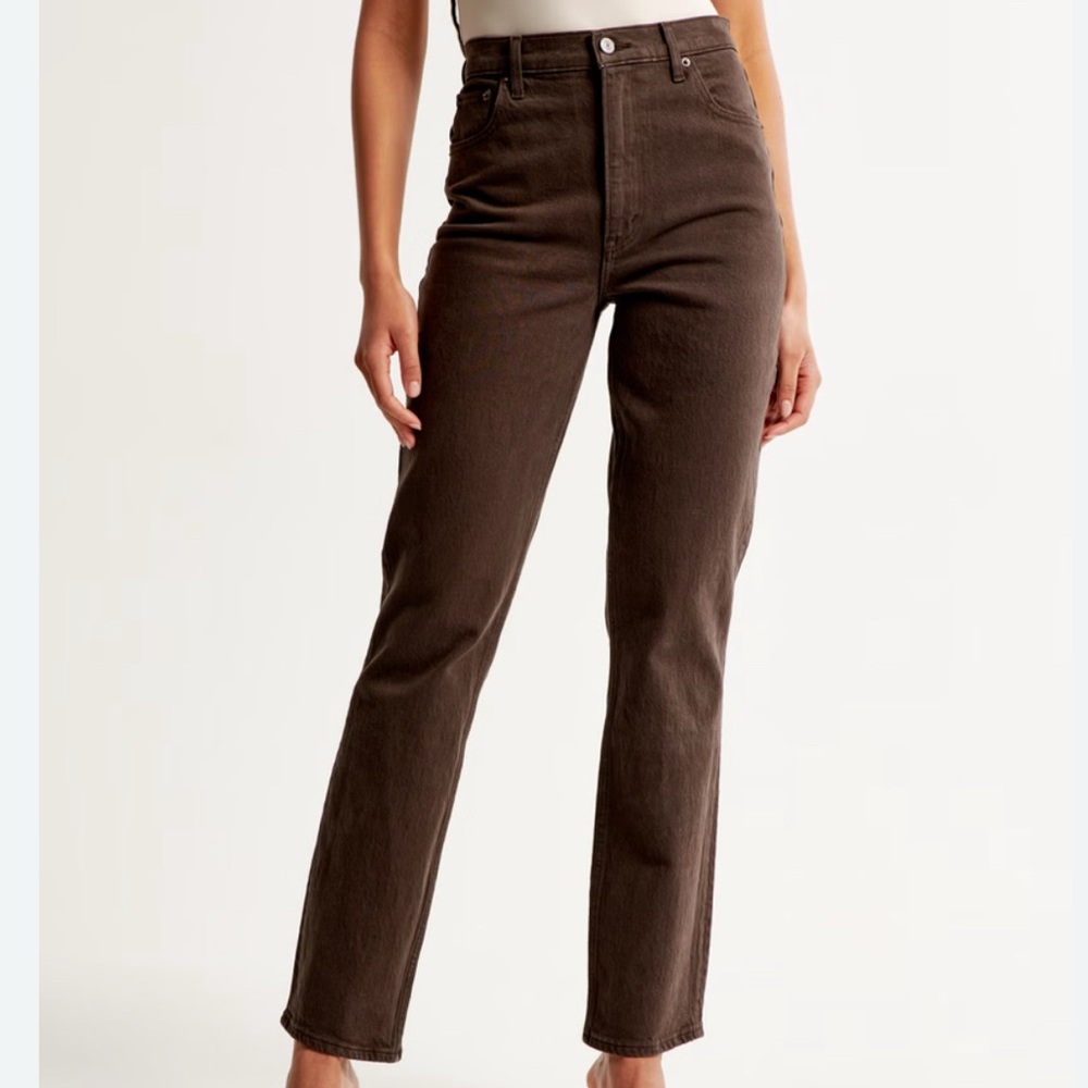 Abercrombie 90s Ultra High Rise Straight Jean